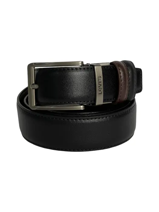 Classic Reversible  Leather Belt (Black & Brown) image 0