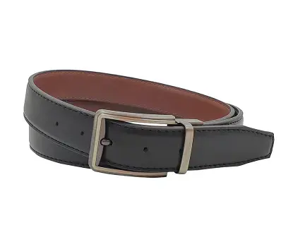 Classic Reversible Leather Belt (Black & Brown) image 2