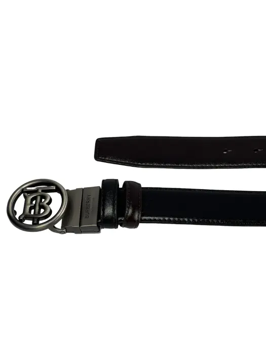 Classic Reversible Polished Leather Belt (Black & Brown) image 3