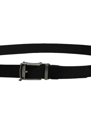 Classic Outdoor Nylon Belt (Black)  – Automatic Buckle – Cut to Fit 135 cm image 2