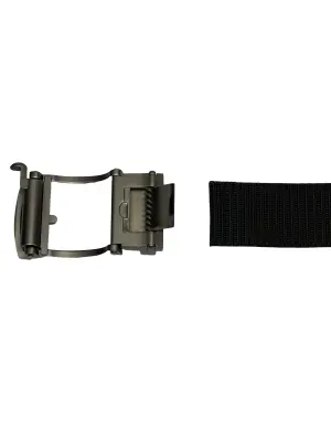 Classic Outdoor Nylon Belt (Black)  – Automatic Buckle – Cut to Fit 135 cm image 6