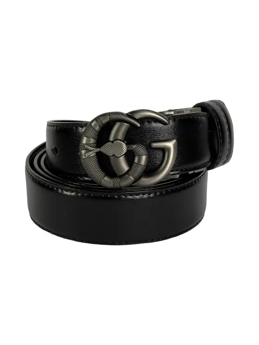 Classic Reversible Polished Leather Belt (Black & Brown) image 0