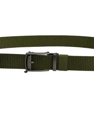 Classic Outdoor Nylon Belt (Olive)  – Automatic Buckle – Cut to Fit 135 cm image 2
