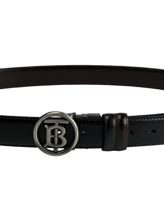 Classic Reversible Polished Leather Belt (Black & Brown) image 1