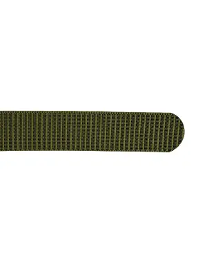 Classic Outdoor Nylon Belt (Olive)  – Automatic Buckle – Cut to Fit 135 cm image 7