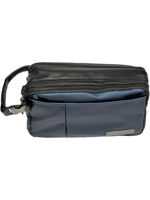Classic men's handbag with a crossbody strap image 8