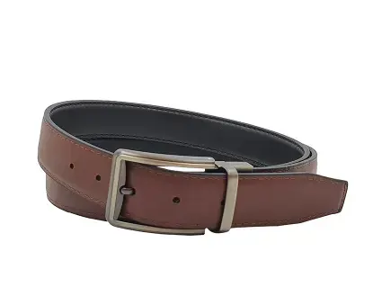 Classic Reversible Leather Belt (Black & Brown) image 3