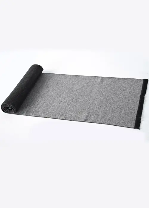Reversible  Wool Scarf – Grey image 2