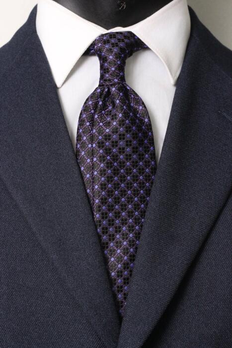 Geometric Jaquard Neck Tie - Medium 7 cm image 0