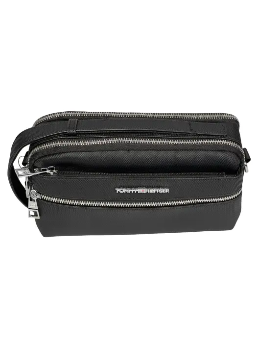 Classic men's handbag with a crossbody strap image 6