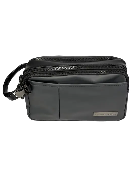 Classic men's handbag with a crossbody strap image 2