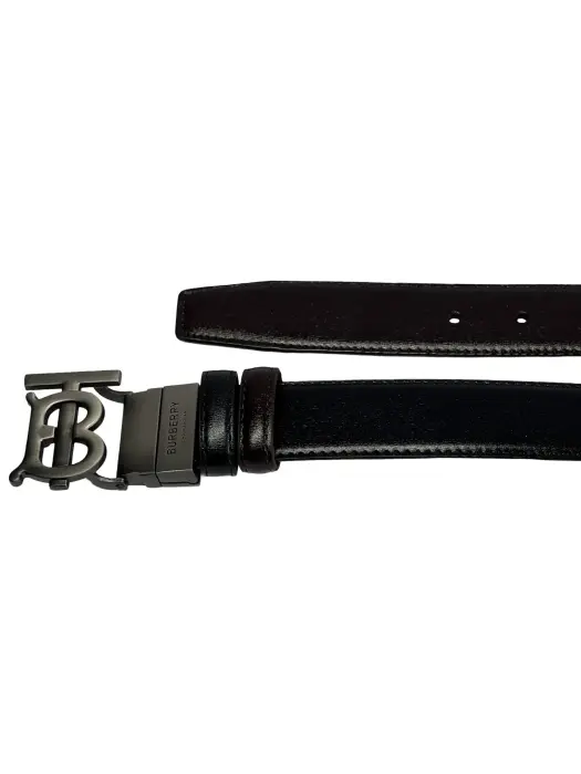Classic Reversible Polished Leather Belt (Black & Brown) image 3