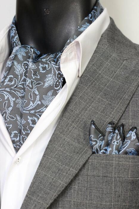 Grey Ascot Floralf with Hanky image 0