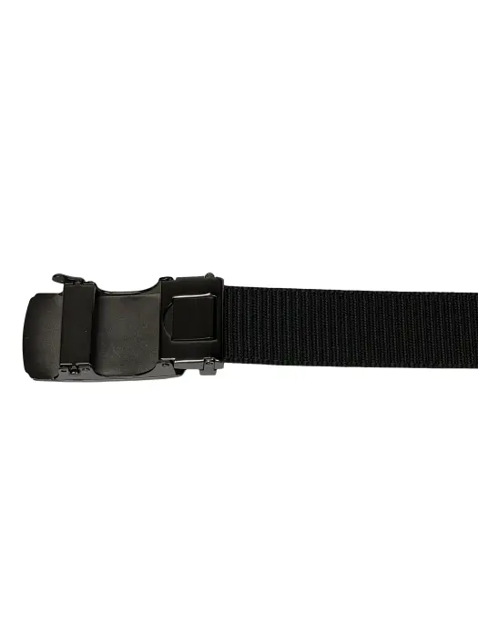 Classic Outdoor Nylon Belt (Black)  – Automatic Buckle – Cut to Fit 135 cm image 5
