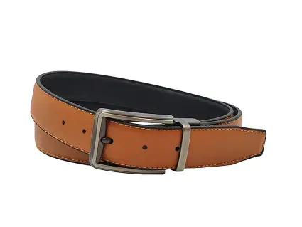 Classic Reversible Leather Belt (Black & Havan) image 2