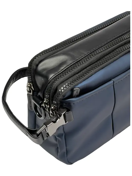 Classic men's handbag with a crossbody strap image 2