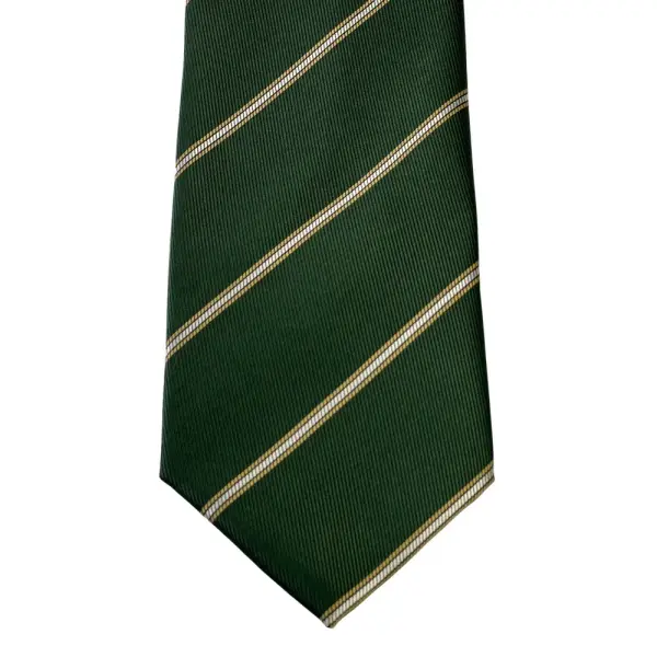 Stripe Jaquard Neck Tie With Hanky Medium 7 cm image 1