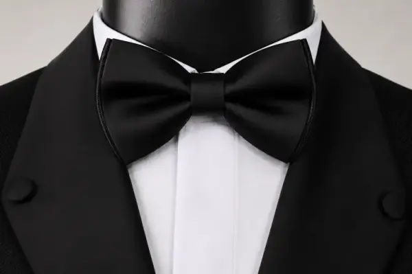 Classic Black Bow Tie image 0