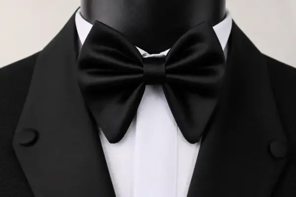 Classic Black Bow Tie image 0