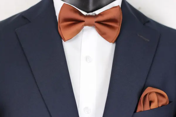 Elegant Copper Brown Bow Tie image 0