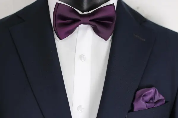 Elegant Purple Bow Tie image 0