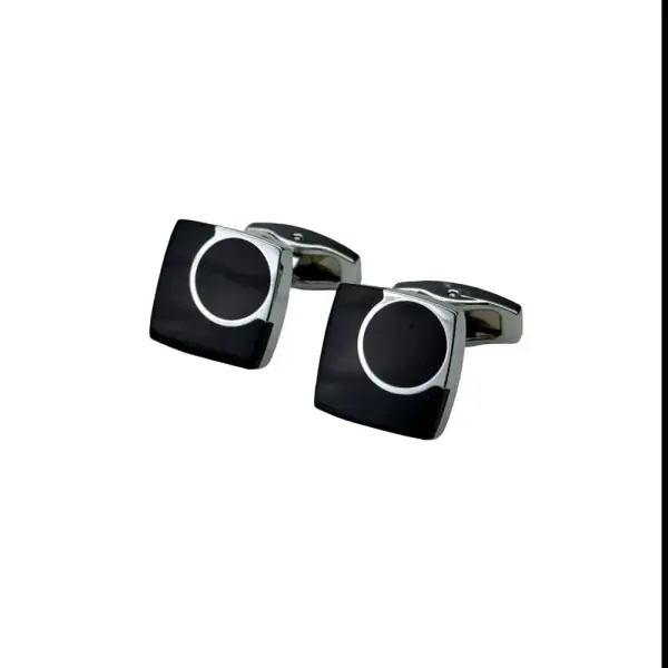 Black Cufflink Square image 0