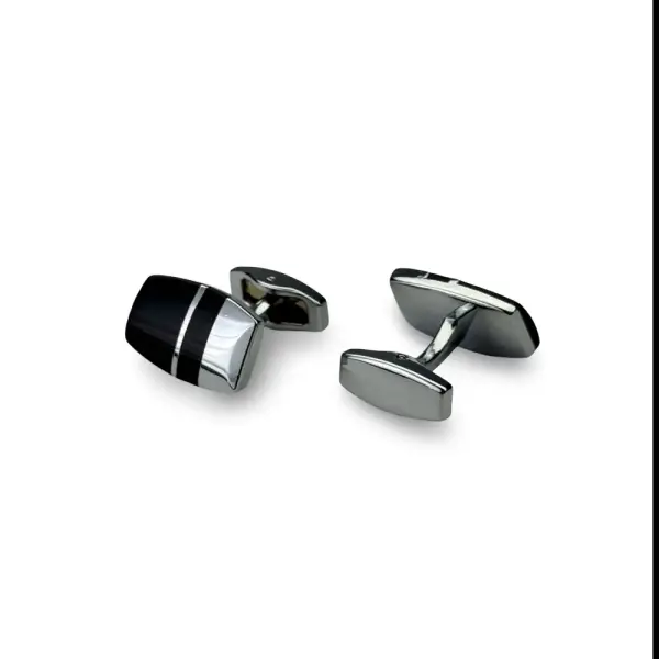Black Cufflink Oval image 1