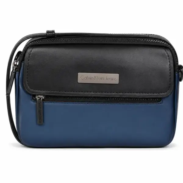 Calvin Klein Jeans Men's Crossbody Bag - Black & Navy image 0