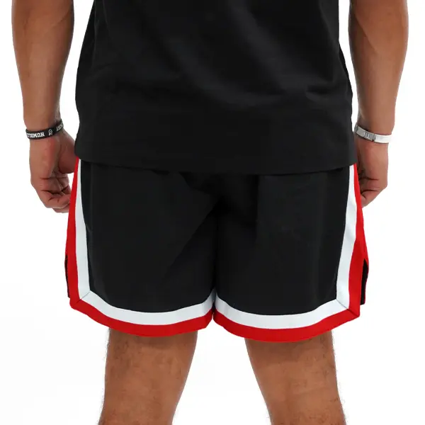 Deuce Vibe Shorts  BlackRedWhite image 1