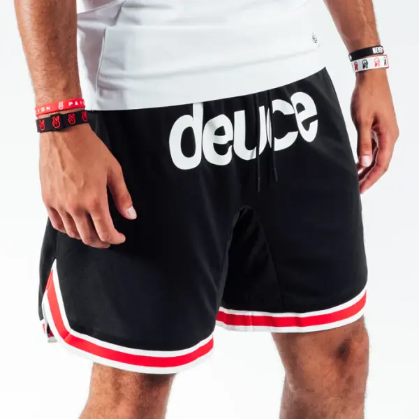 Deuce Vibe Shorts  BlackRedWhite image 2