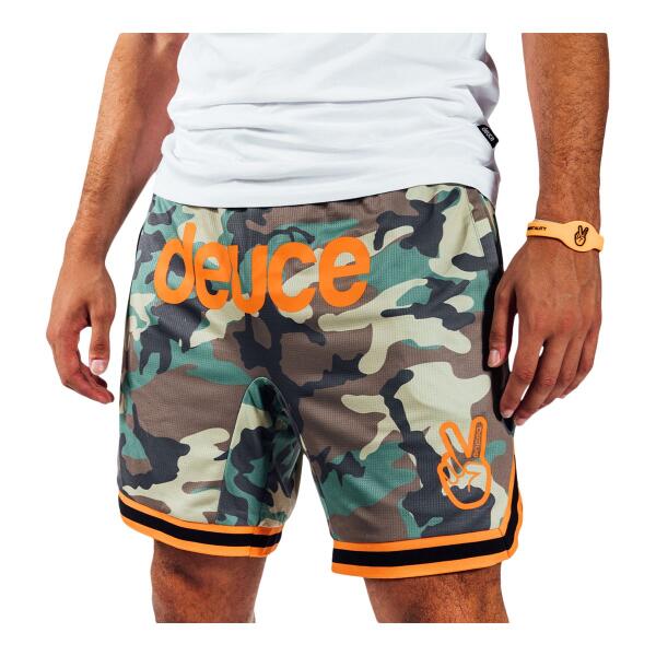 Deuce Vibe Shorts | Camo Orange image 0
