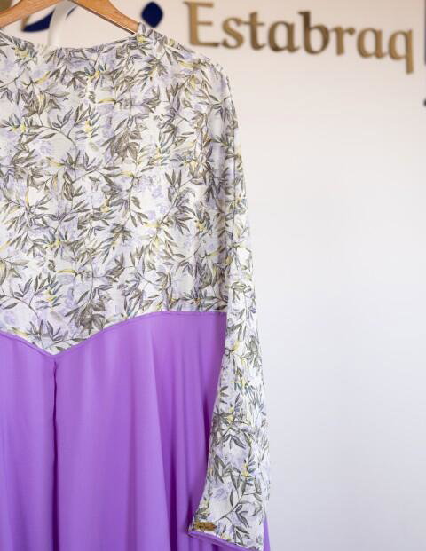 Royal purple dress image 2