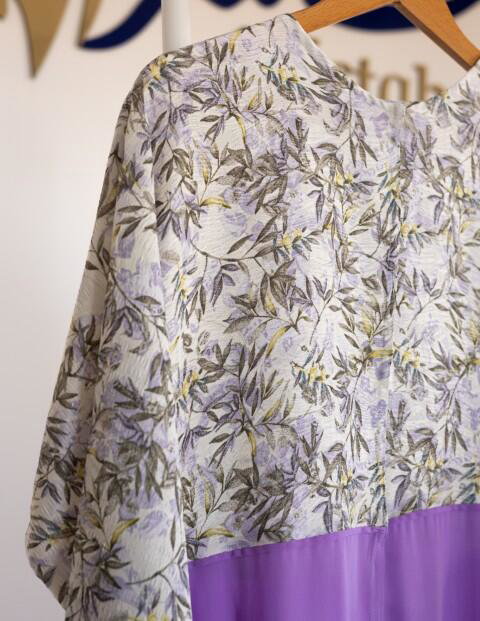 Royal purple dress image 5