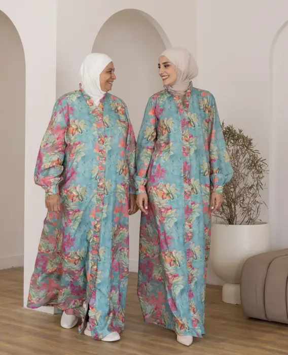 Floral Abaya  image 0