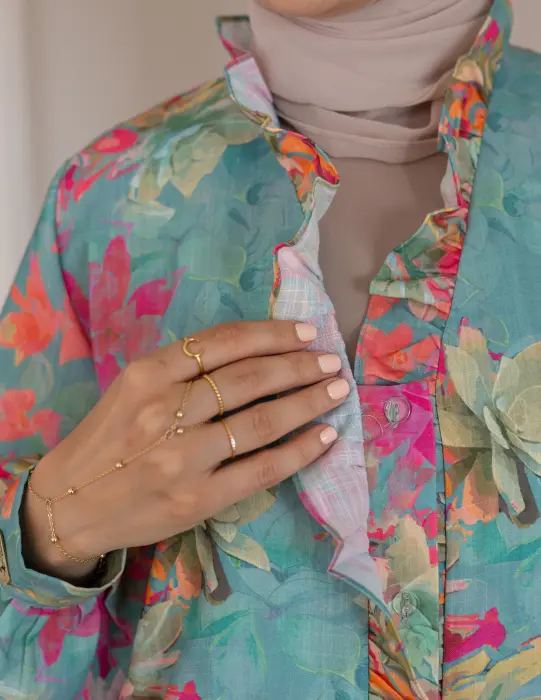 Floral Abaya  image 6