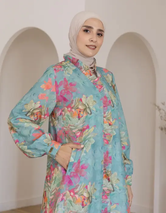 Floral Abaya  image 1