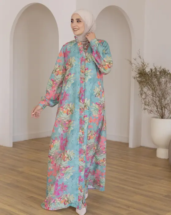 Floral Abaya  image 4