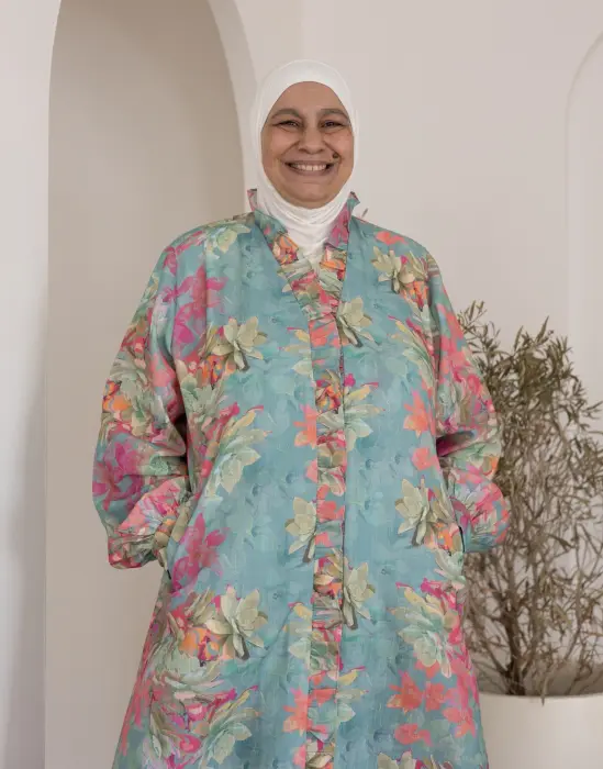 Floral Abaya  image 5
