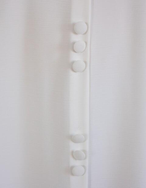 White Abaya with bockets image 2