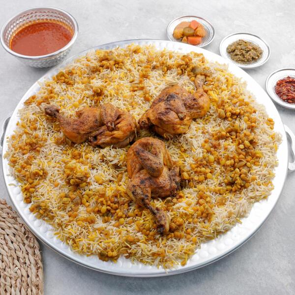 صينية مجبوس دجاج كويتي اصلي ل 5 اشخاص image 0