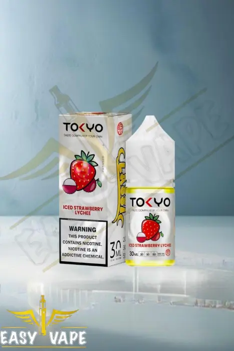 	 TOKYO CLASSIC ICED STRAWBERRY LYCHEE SALT-50mg-30ML image 0