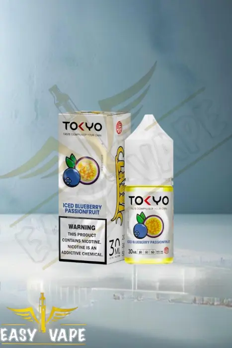 TOKYO CLASSIC ICED BLUEBERRY PASSIONFRUIT SALT-50mg-30ML image 0