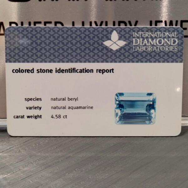 Natural Aquamarine - 4.58 ct. (Gem Quality) image 3