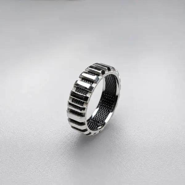 Premium Men's Stainless Steel Ring | 6 mm width | image 0