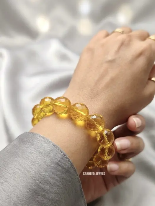 Natural Amber 41.90 Grams Bracelet from Poland 12 pcs (Unisex) image 1