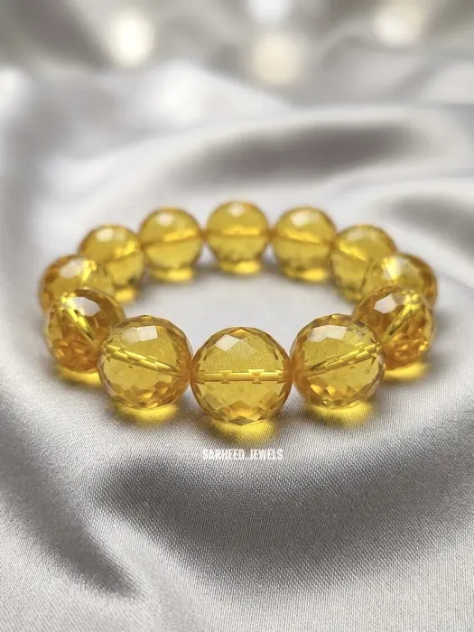 Natural Amber 41.90 Grams Bracelet from Poland 12 pcs (Unisex) image 0