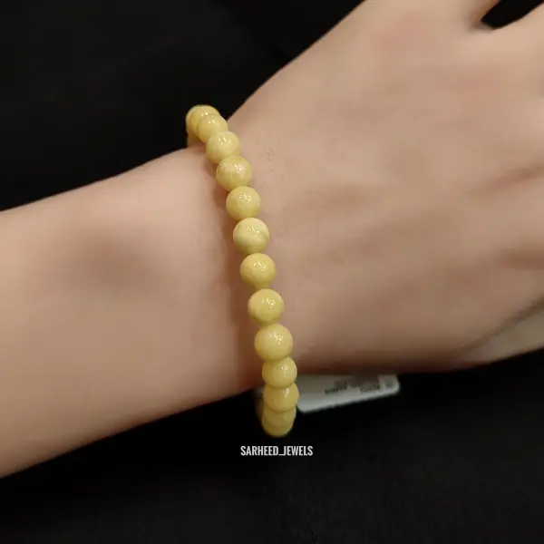 Natural 29 Beads  Amber Bracelet (Unisex) image 1