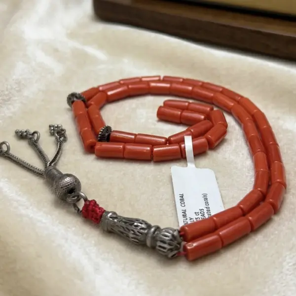 Natural Coral Italy ( Untreated ) - Rosary Bead image 0