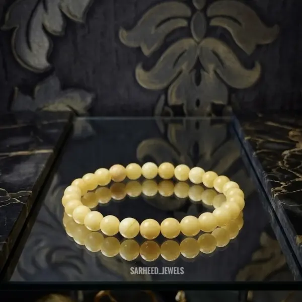 Natural 29 Beads  Amber Bracelet (Unisex) image 0