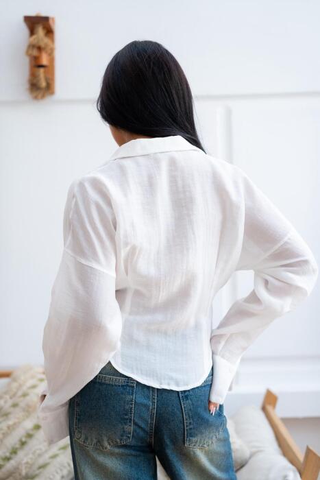 Corset Linen shirt image 3